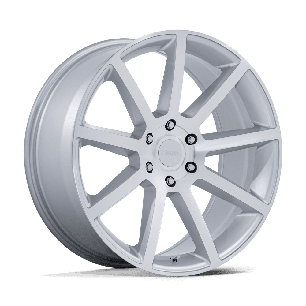 Petrol Pe007 P6E 22X9.5 +30 Gloss Silver W/ Machined Face