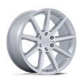 Petrol Pe007 P6E 22X9.5 +25 Gloss Silver W/ Machined Face
