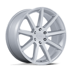 Petrol Pe007 P6E 22X9.5 +25 Gloss Silver W/ Machined Face
