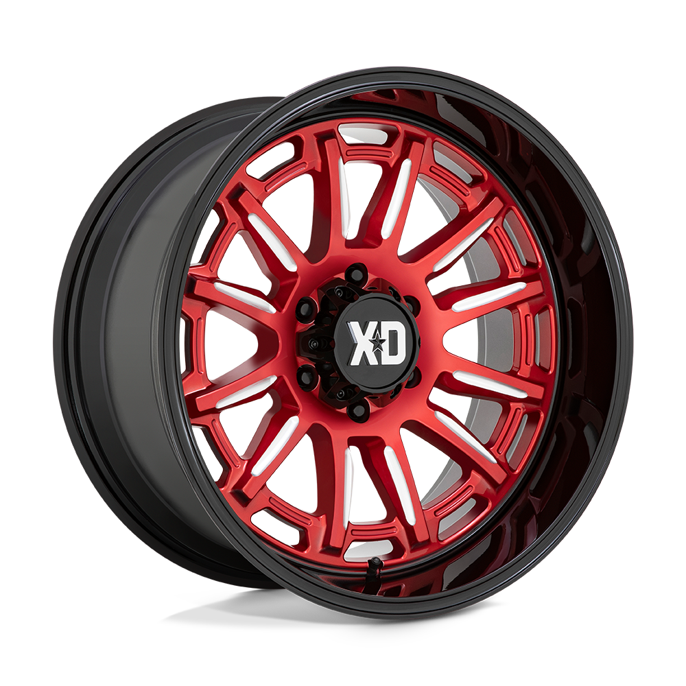 Xd Xd865 Phoenix 20X10 -18 Candy Red Milled W/ Black Lip