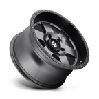Fuel 1Pc D619 Podium 18X9 +20 Matte Gunmetal Black Bead Ring