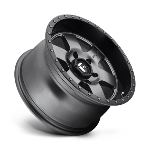 Fuel 1Pc D619 Podium 20X9 +20 Matte Gunmetal Black Bead Ring