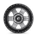 Fuel 1Pc D619 Podium 18X9 +20 Matte Gunmetal Black Bead Ring