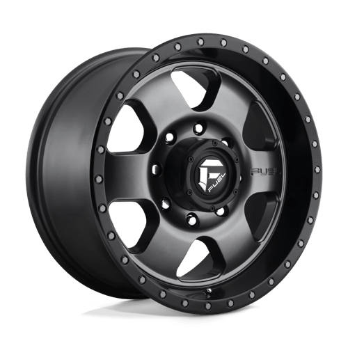 Fuel 1Pc D619 Podium 18X9 +20 Matte Gunmetal Black Bead Ring