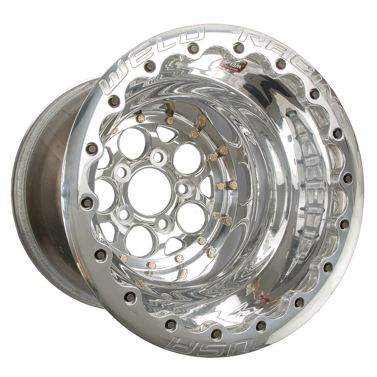 WELD Racing Magnum 15X16 -89 Polished Center - Polished Shell