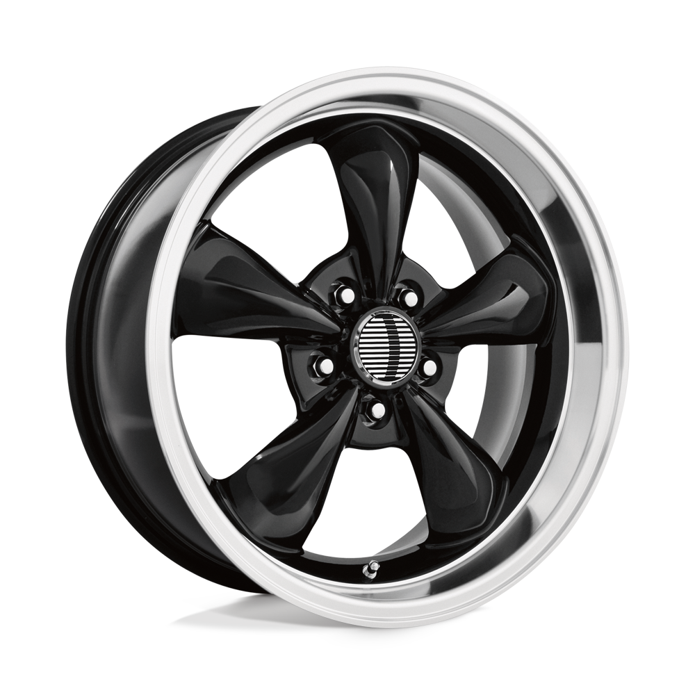 Performance Replicas Pr106 18X10 +45 Gloss Black W/ Machined Lip