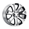Performance Replicas Pr113 20X9 +24 Chrome W/ Matte Black Accents