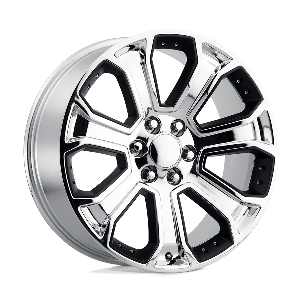 Performance Replicas Pr113 20X9 +24 Chrome W/ Matte Black Accents