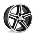 Performance Replicas Pr148 20X8 +0 Gloss Black Machined