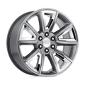 Performance Replicas Pr168 22X9 +24 Hyper Silver W/ Chr Accents