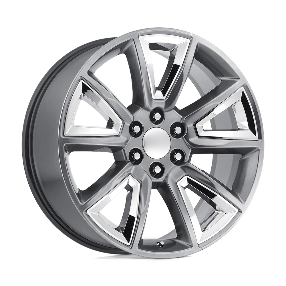 Performance Replicas Pr168 22X9 +24 Hyper Silver W/ Chr Accents
