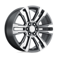 Performance Replicas Pr182 22X9 +24 Gunmetal Machined