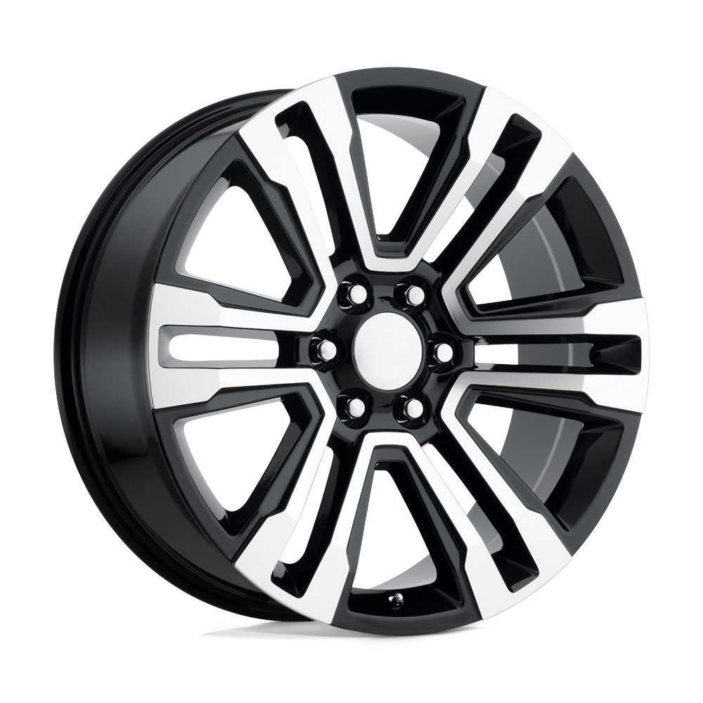 Performance Replicas Pr182 20X9 +24 Gloss Black Machined