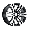 Performance Replicas Pr182 22X9 +24 Gloss Black Machined