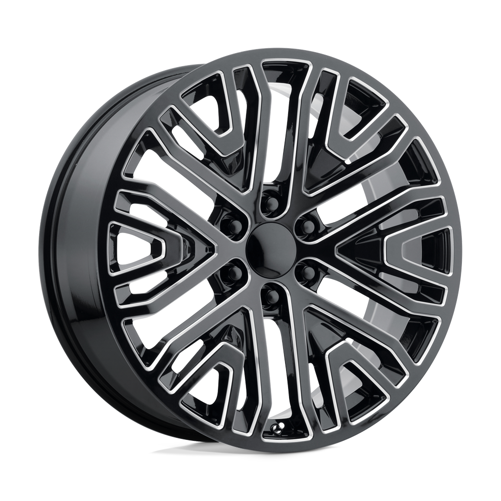 Performance Replicas Pr197 20X9 +24 Gloss Black Milled