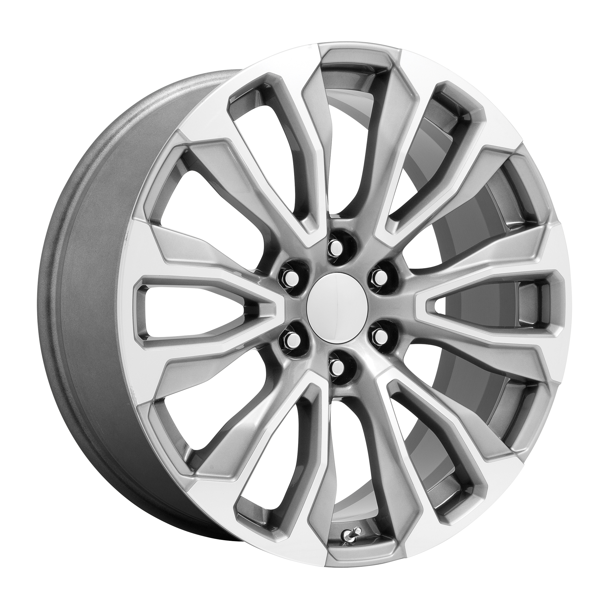 Performance Replicas Pr211 22X9 +28 Silver Machined Face