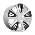 Performance Replicas Pr212 22X9 +28 Chrome W/ Gloss Black Accents