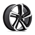 Performance Replicas Pr216 20X8.5 +45 Gloss Black Machined