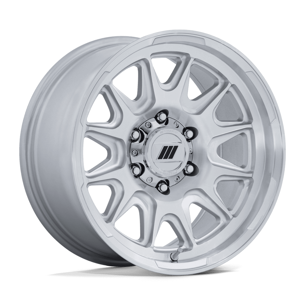 Pro Comp Alloys Pa200 Pulse 17X8.5 +0 Gloss Silver W/ Machined Face