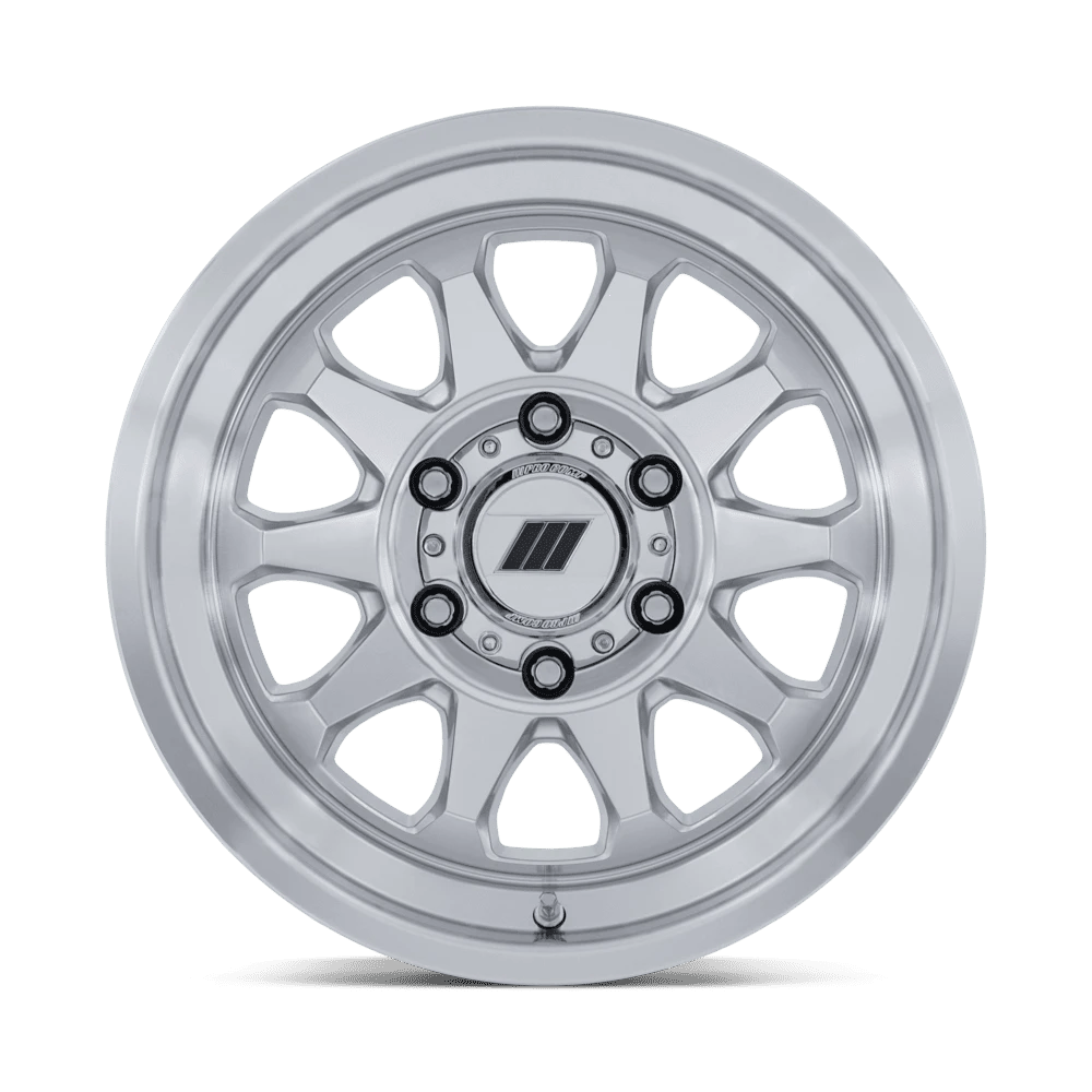 Pro Comp Alloys Pa203 Beacon 17X8 +20 Gloss Silver W/ Machined Face
