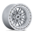 Pro Comp Alloys Pa208 Equalizer Bl 17X9 -38 Gloss Silver W/ Machined Face