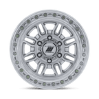Pro Comp Alloys Pa208 Equalizer Bl 17X9 +1 Gloss Silver W/ Machined Face