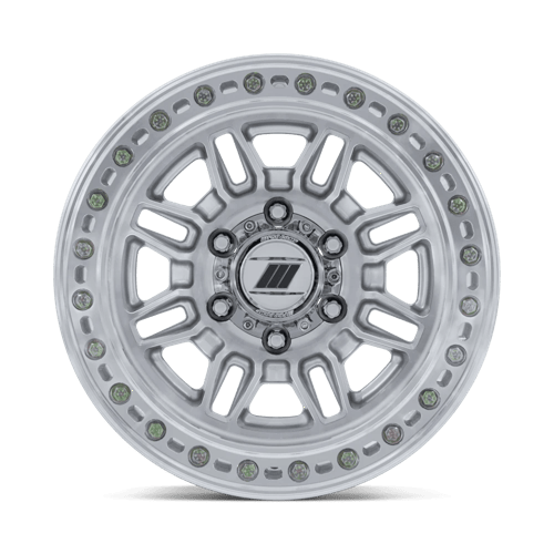 Pro Comp Alloys Pa208 Equalizer Bl 17X9 -12 Gloss Silver W/ Machined Face