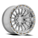 Arena Podium 17X8.5 +25 Gloss Silver Machined