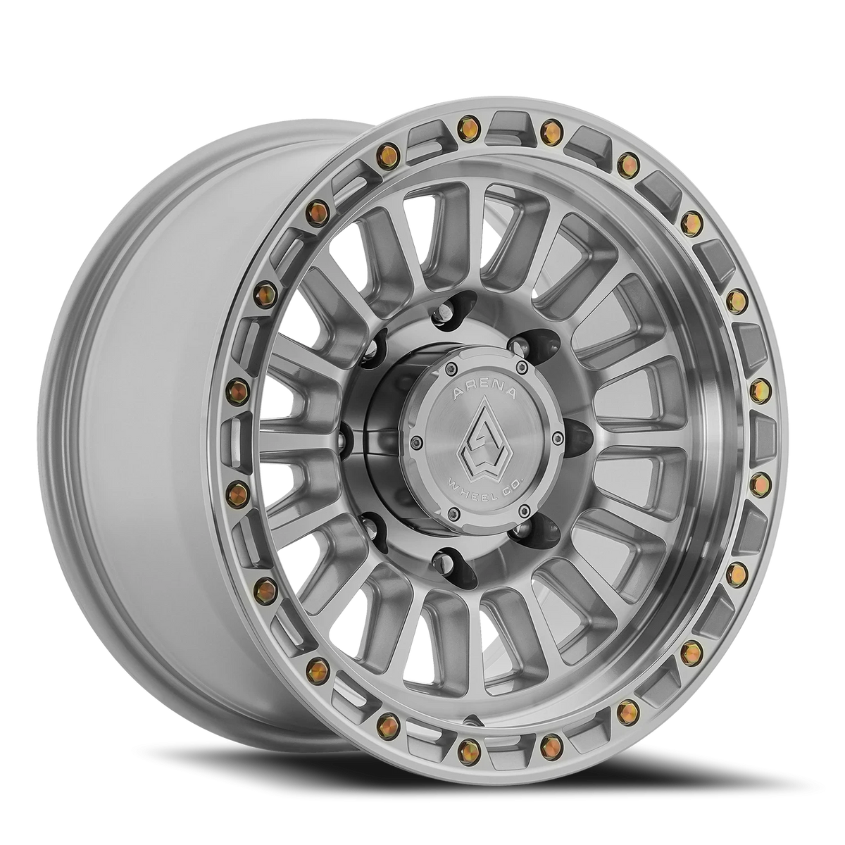 Arena Podium 17X9 +0 Gloss Silver Machined