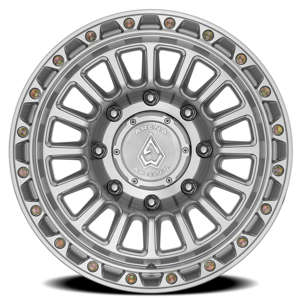 Arena Podium 17X9 +0 Gloss Silver Machined