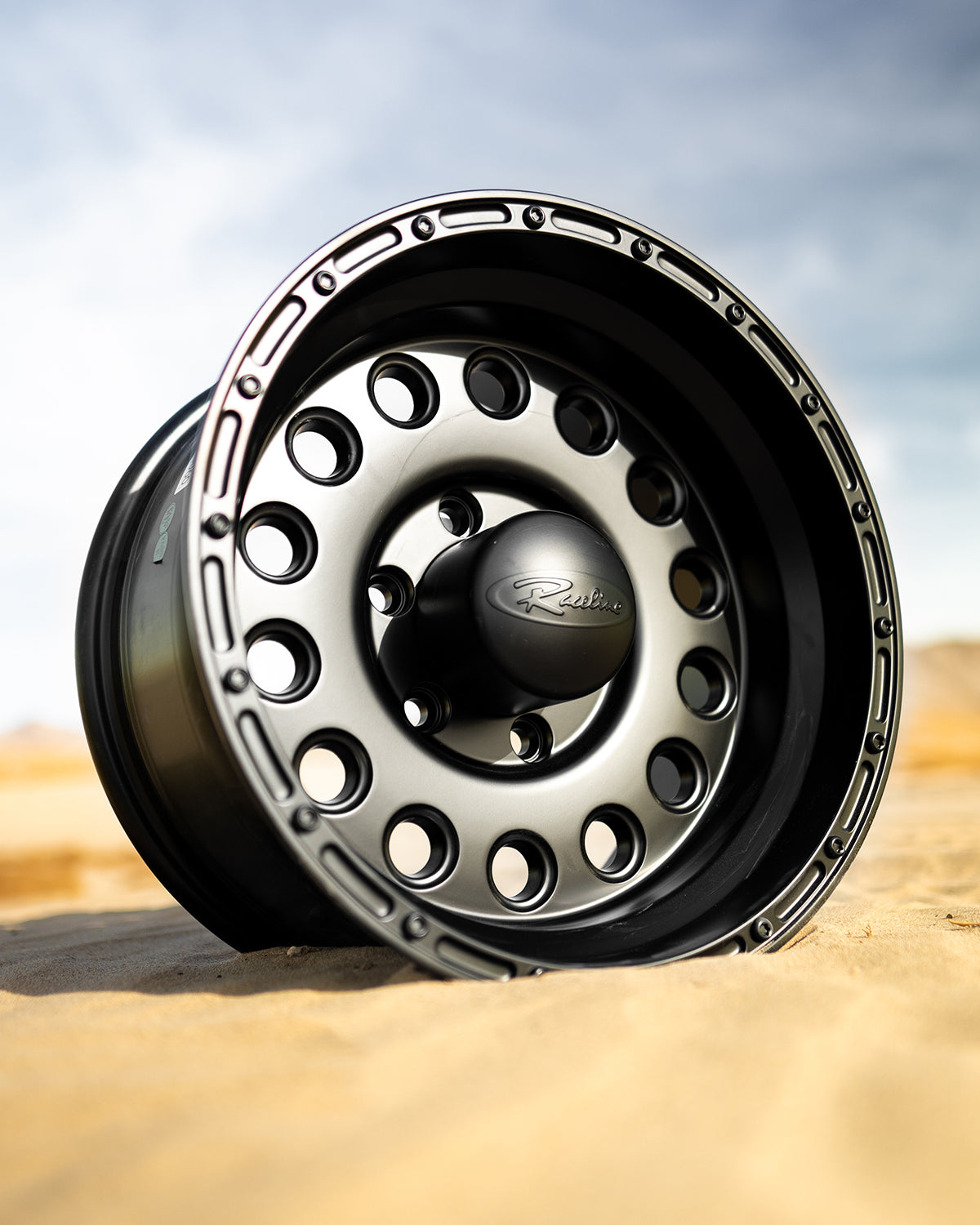 Raceline Wheels Rock Crusher 16X8 -20 Black