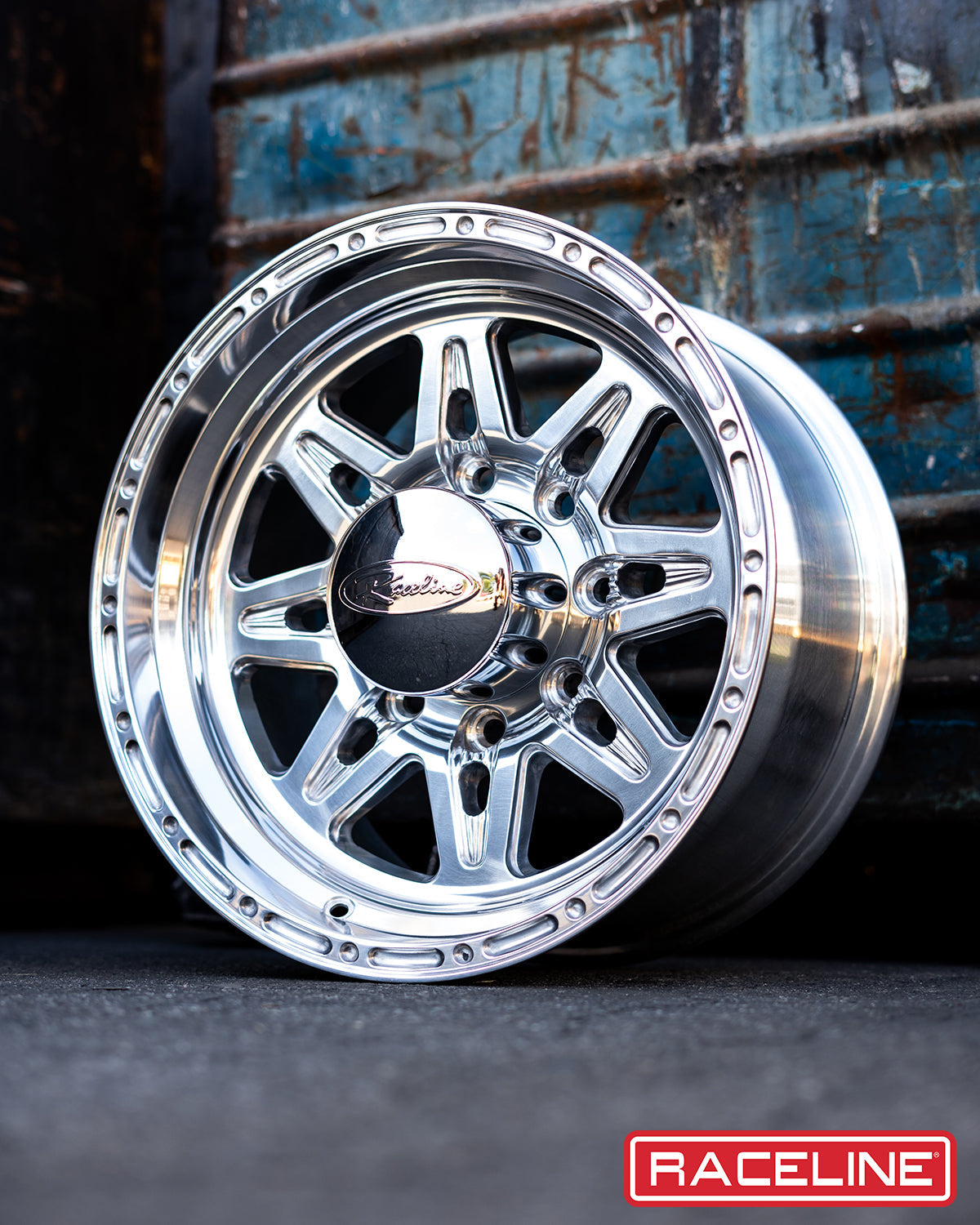 Raceline Wheels Renegade 8 16X10 -25 Polished