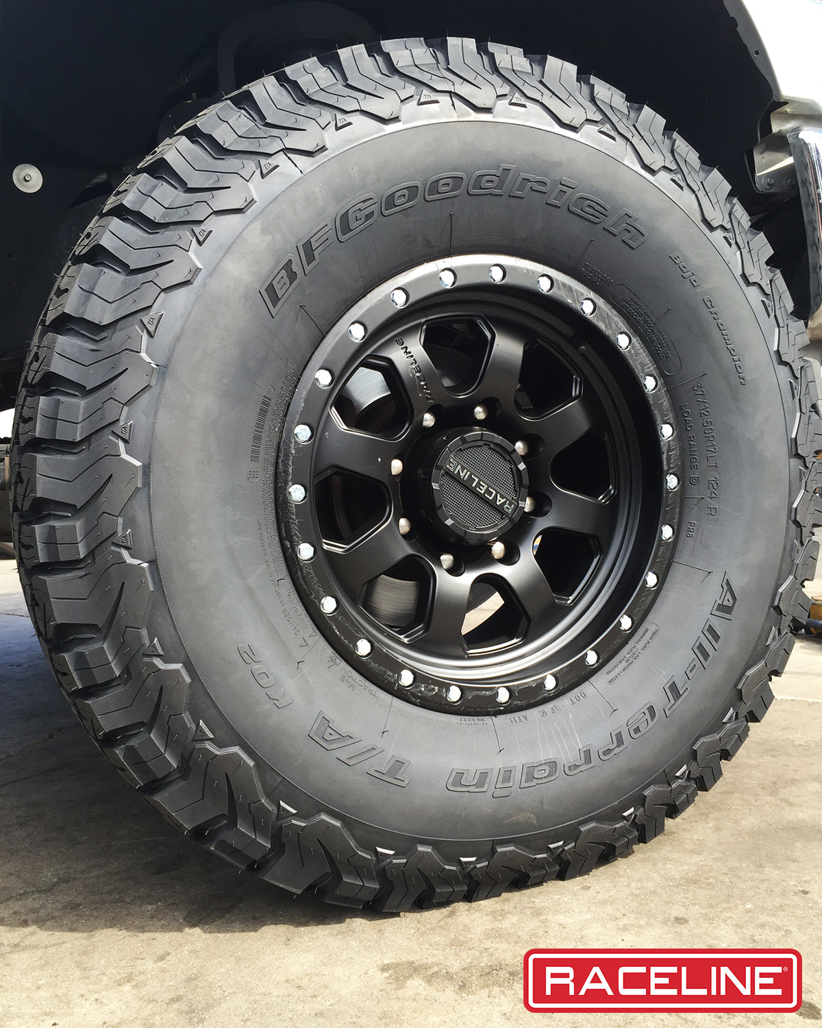 Raceline Wheels Street Lock Avenger 17X9 -12 Black