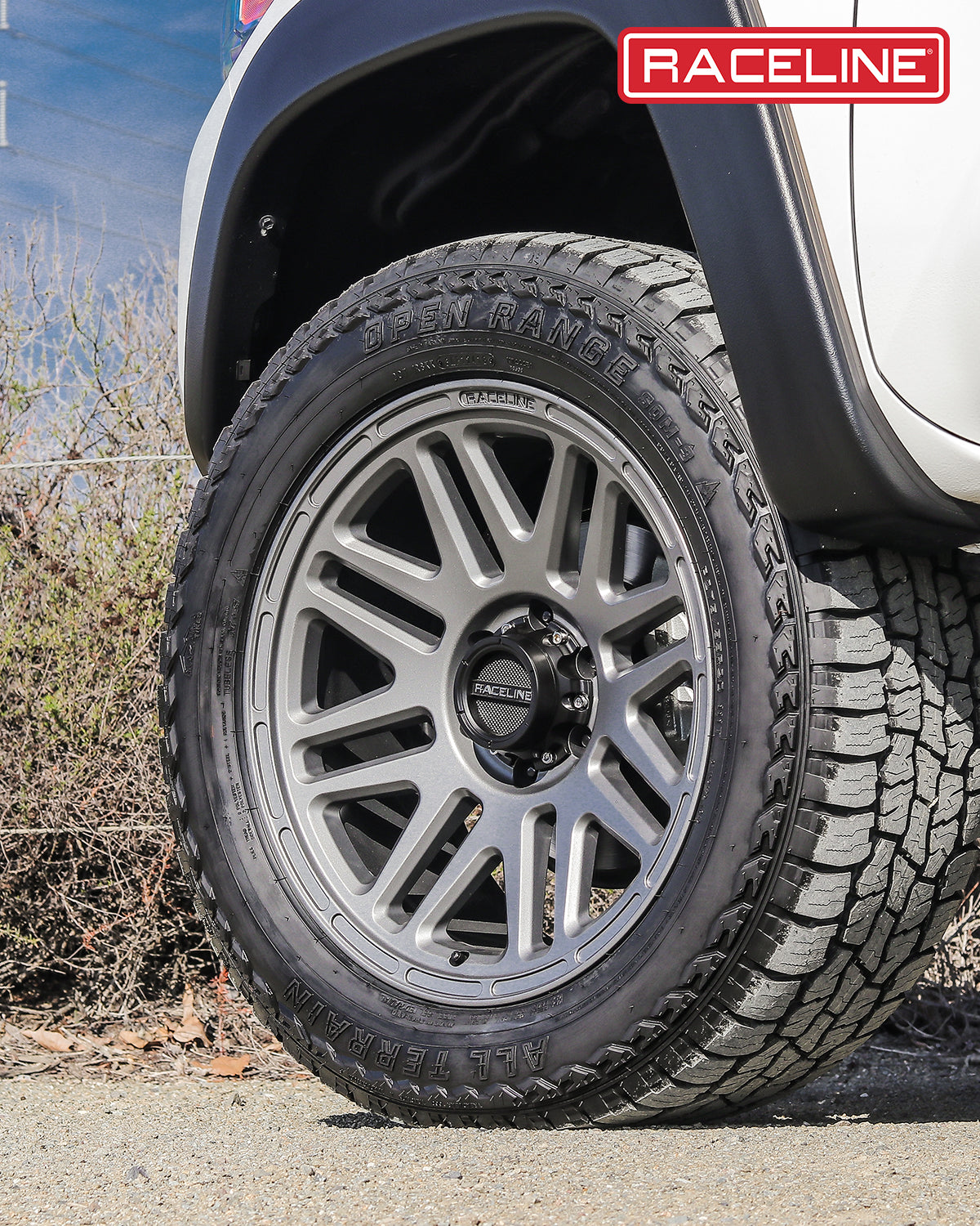 Raceline Wheels Outlander 17X8.5 +18 Grey