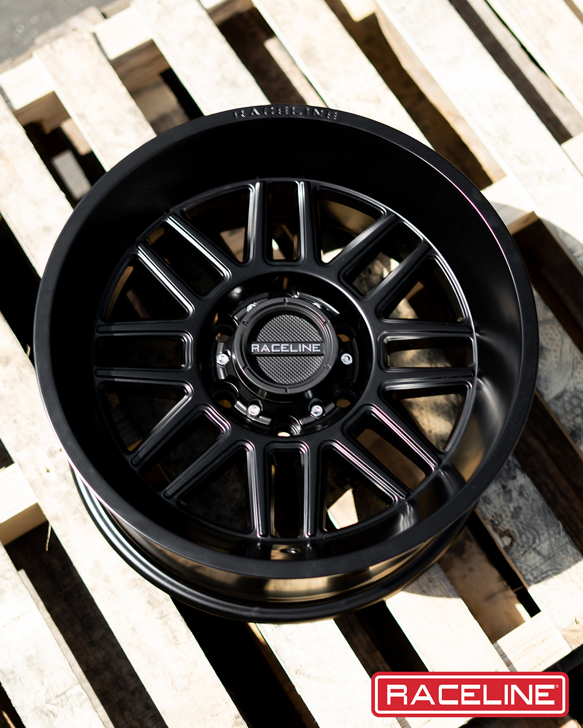 Raceline Wheels Split 17X8.5 +0 Satin Black