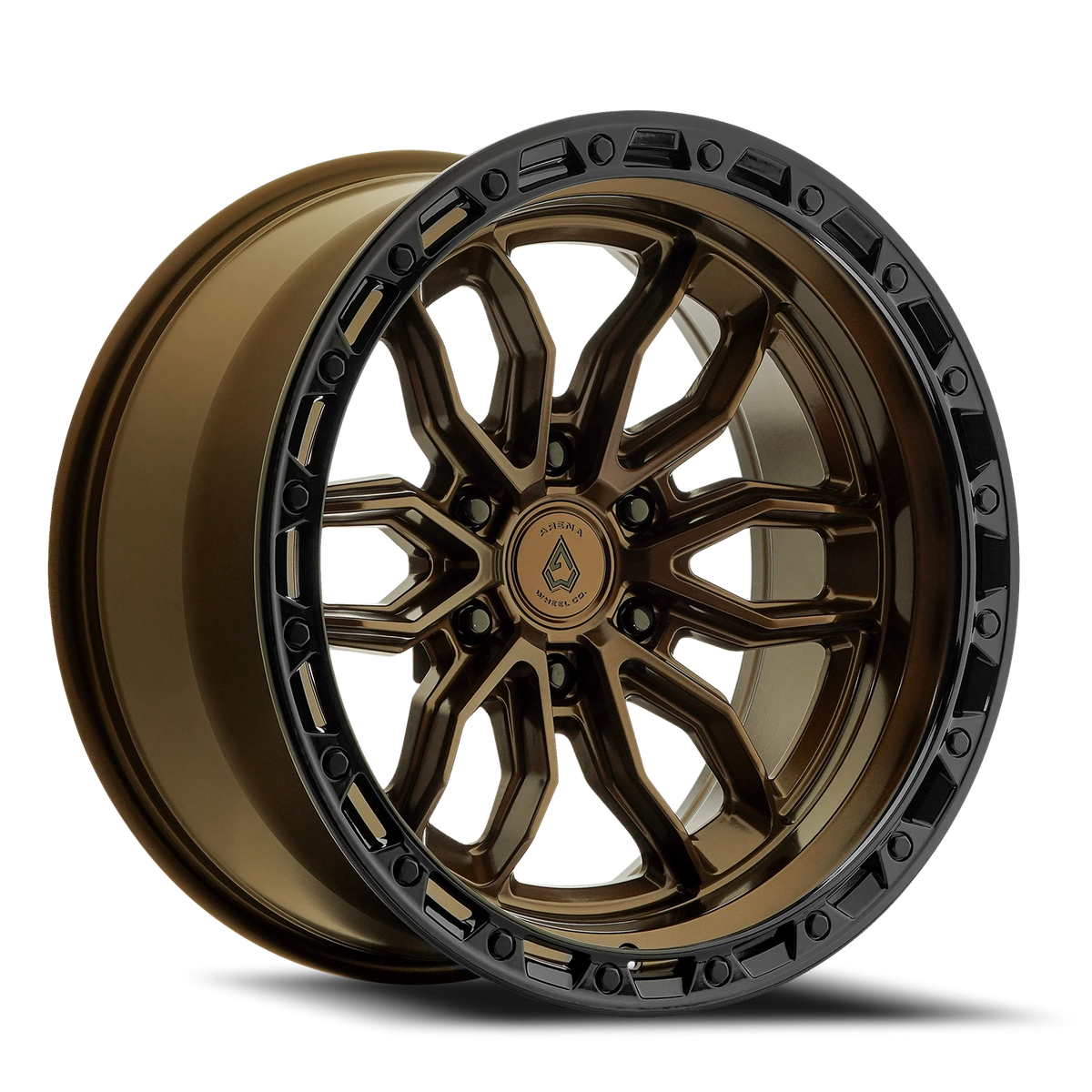 Arena Pursuit 20X10 -18 Smoked Bronze W/ Gloss Black Lip