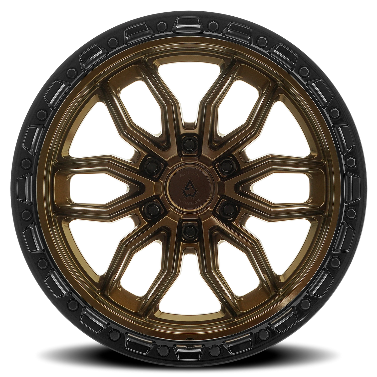 Arena Pursuit 20X10 -18 Smoked Bronze W/ Gloss Black Lip