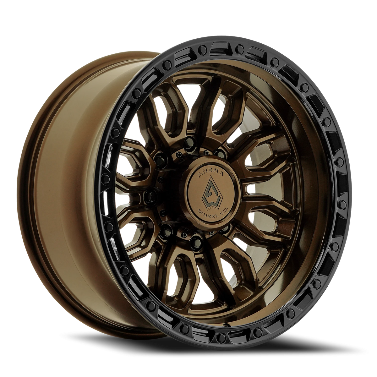 Arena Pursuit 20X10 -18 Smoked Bronze W/ Gloss Black Lip