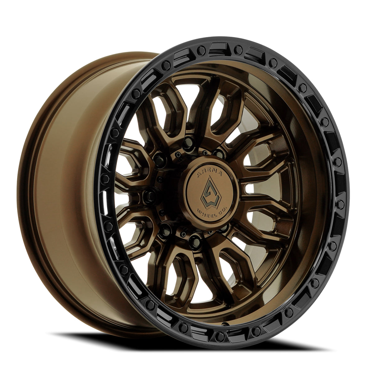 Arena Pursuit 20X10 -18 Smoked Bronze W/ Gloss Black Lip