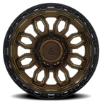 Arena Pursuit 20X10 -18 Smoked Bronze W/ Gloss Black Lip