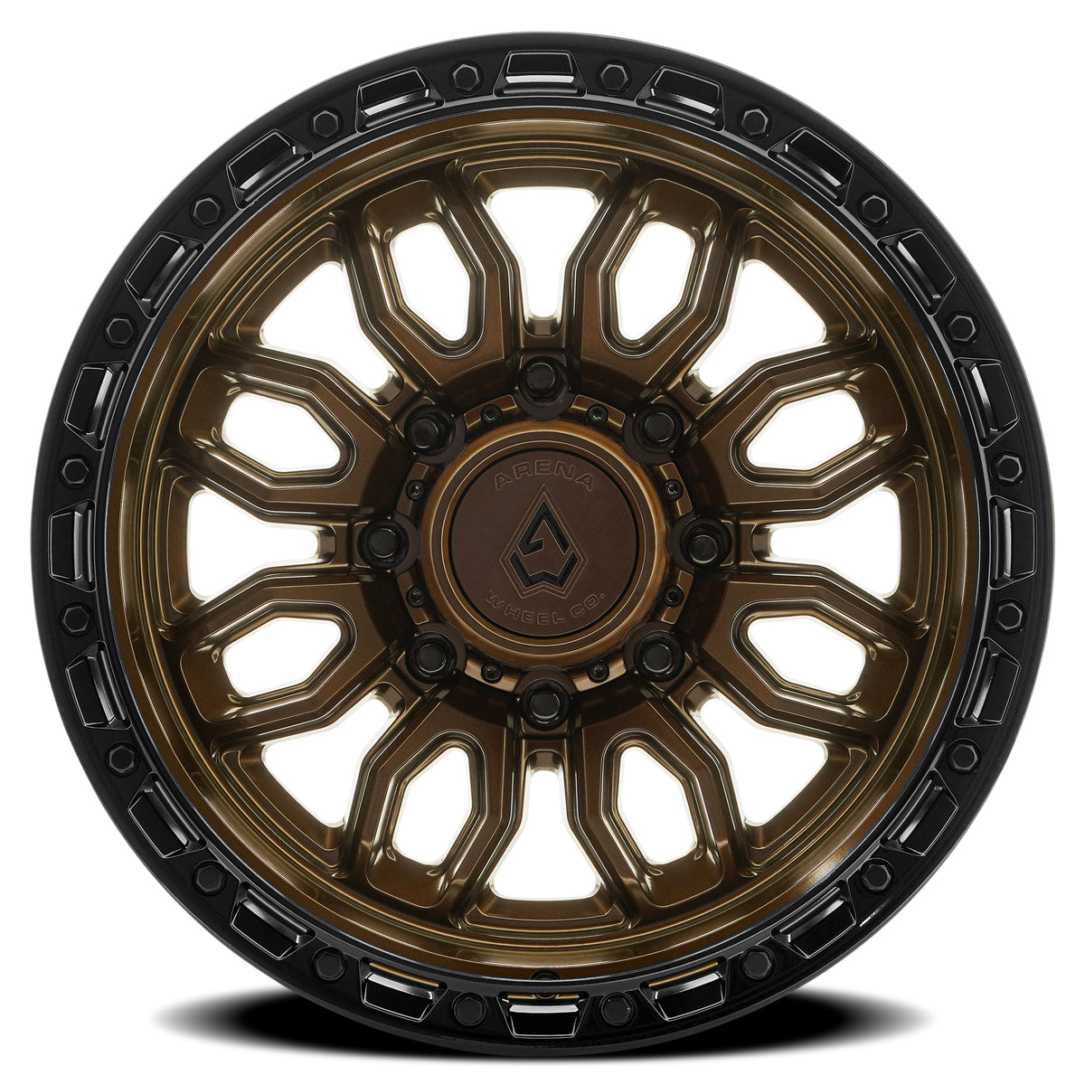 Arena Pursuit 20X10 -18 Smoked Bronze W/ Gloss Black Lip