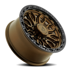Arena Pursuit 20X9 +12 Smoked Bronze W/ Gloss Black Lip