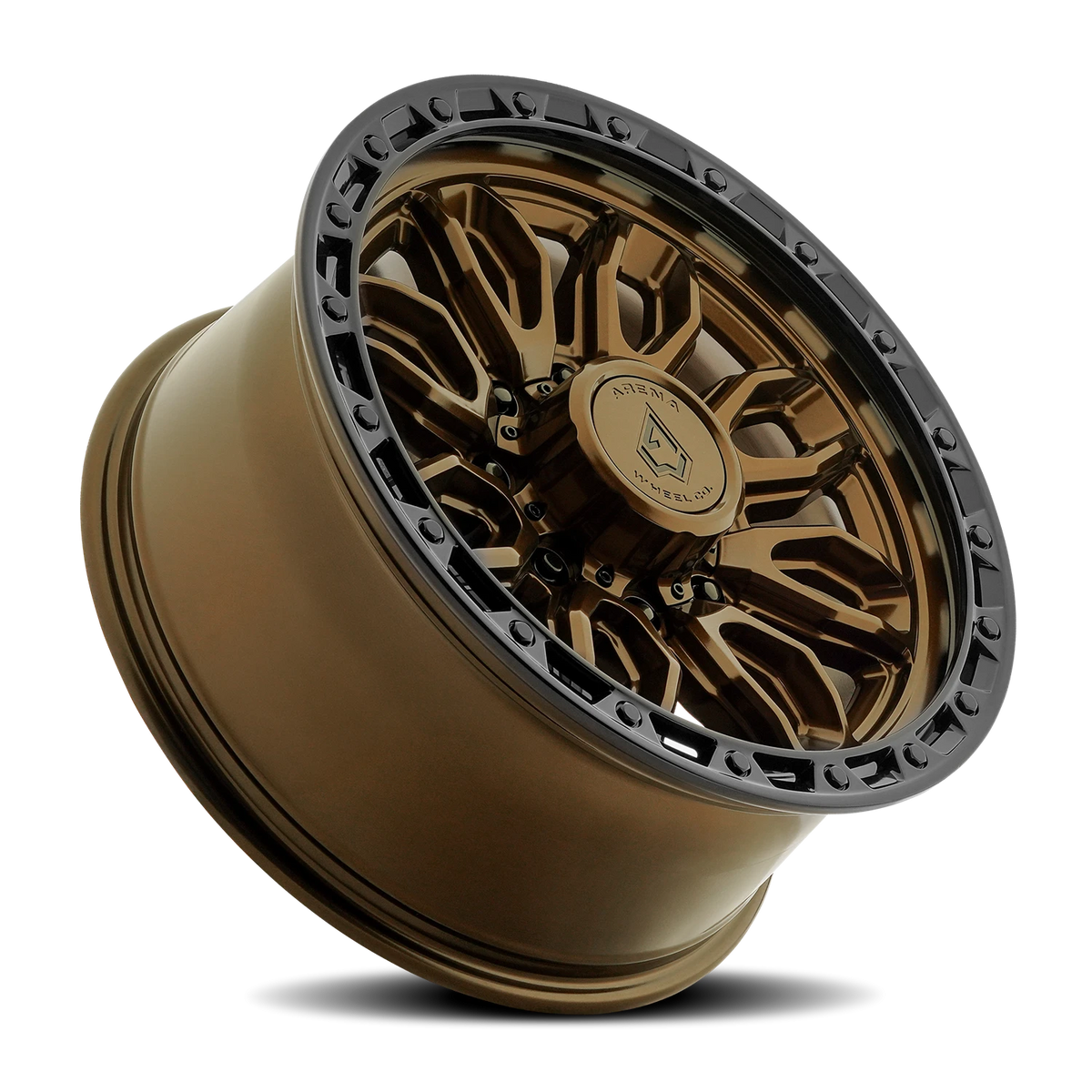 Arena Pursuit 20X9 +12 Smoked Bronze W/ Gloss Black Lip