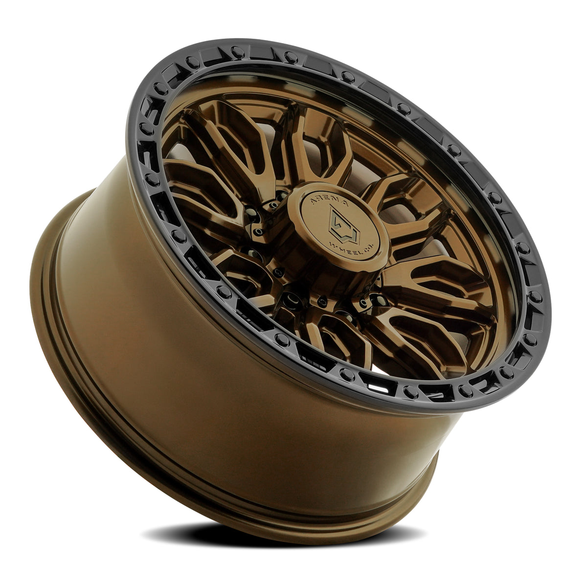 Arena Pursuit 20X9 +12 Smoked Bronze W/ Gloss Black Lip