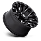 Fuel 1Pc D828 Quake 20X9 +1 Gloss Black Milled