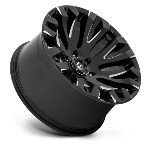 Fuel 1Pc D828 Quake 20X9 +1 Gloss Black Milled
