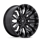 Fuel 1Pc D828 Quake 20X9 +1 Gloss Black Milled