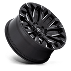 Fuel 1Pc D828 Quake 20X9 +1 Gloss Black Milled