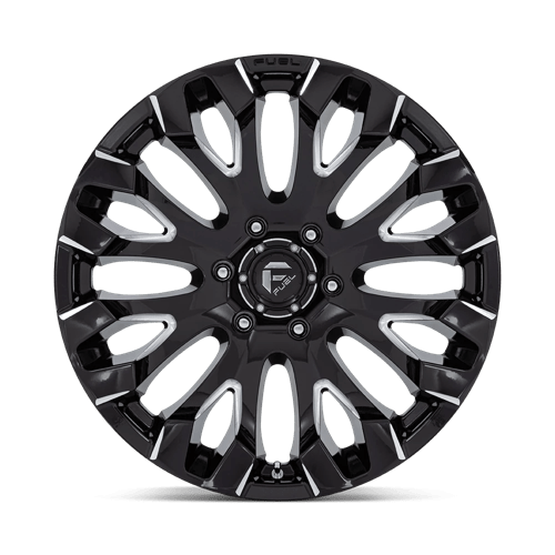 Fuel 1Pc D828 Quake 20X9 +1 Gloss Black Milled