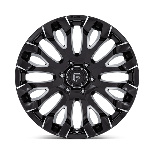 Fuel 1Pc D828 Quake 20X9 +1 Gloss Black Milled